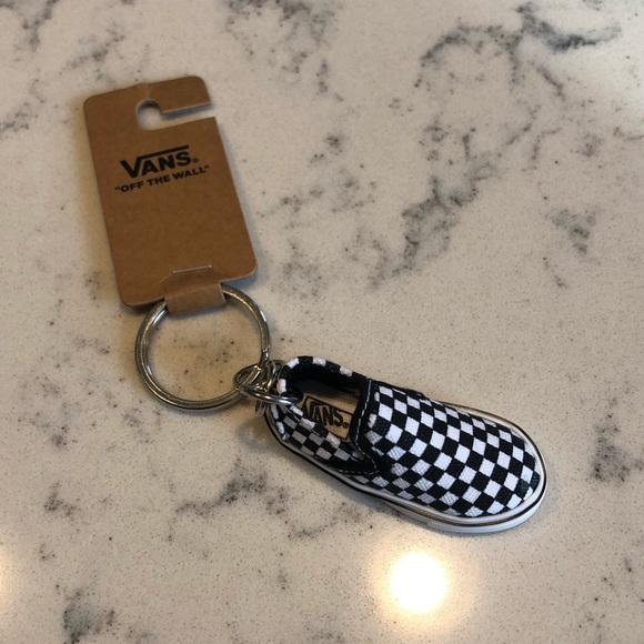 vans slip on keychain